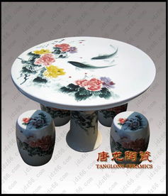 粉彩雅韻，園林生輝——景德鎮(zhèn)手繪粉彩陶瓷桌凳的藝術(shù)與實用之旅